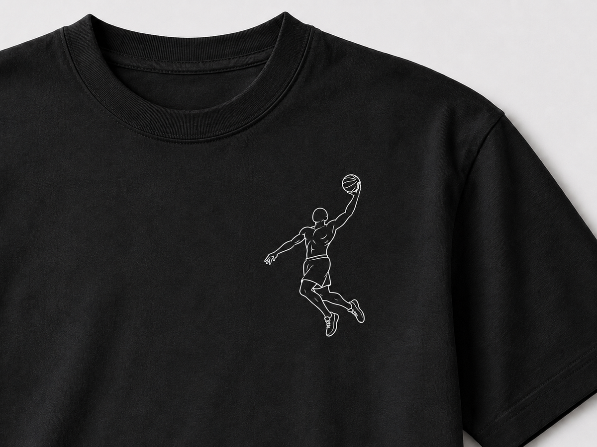 Outline Basketball Tee