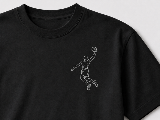 Outline Basketball Tee
