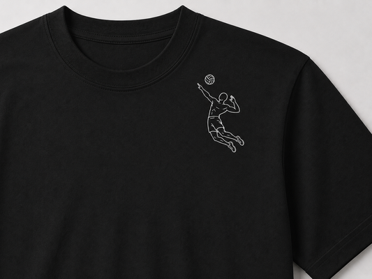 Outline Volleyball Tee